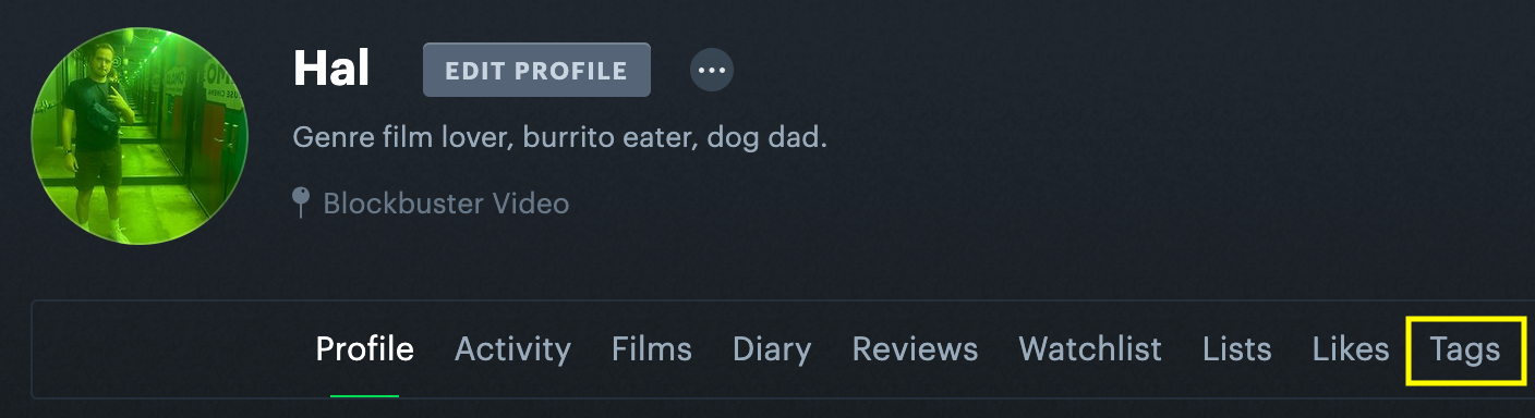 Using Tags on Letterboxd