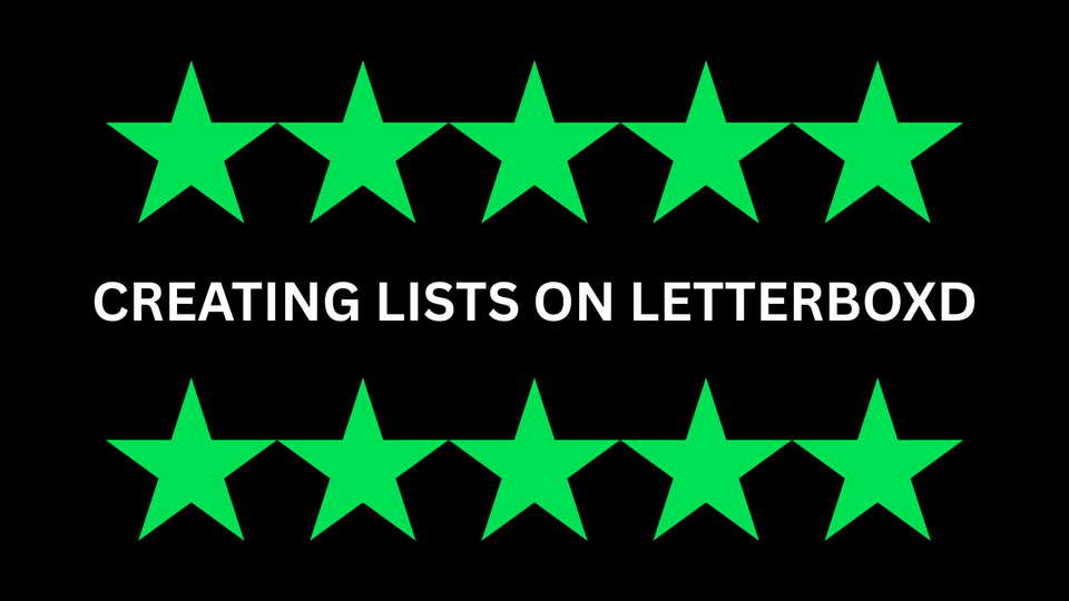 Creating a List on Letterboxd
